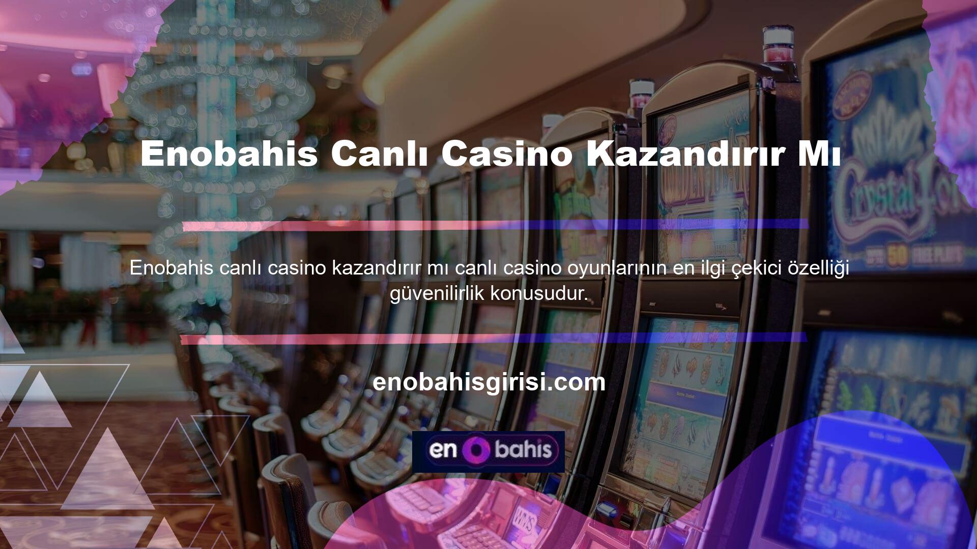 Enobahis canlı casino gelecekte karlı olacak mı? Bu soru sıklıkla sorulur
