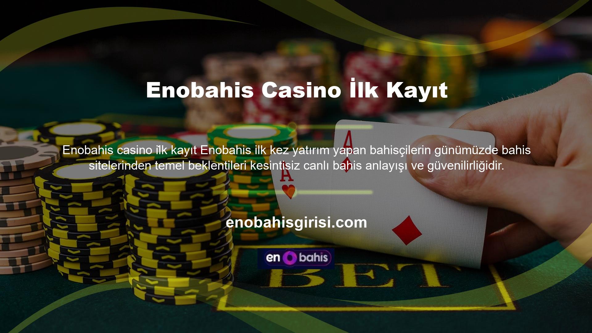 Pek çok casino sitesi, güvenilirlik nedenleriyle bu kanalda reklam verir, ancak bu siteler genellikle oyun deneyimine sahiptir ve Enobahis Entrance gibi casino pazarına uzun yıllardır hizmet vermektedir