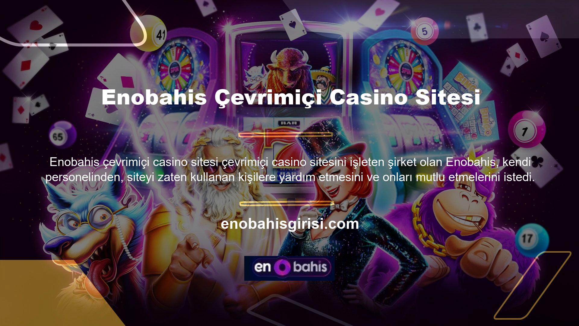 Üye olarak katılarak ve casino oyunları oynayarak Enobahis Casino sitesinden para kazanabilirsiniz